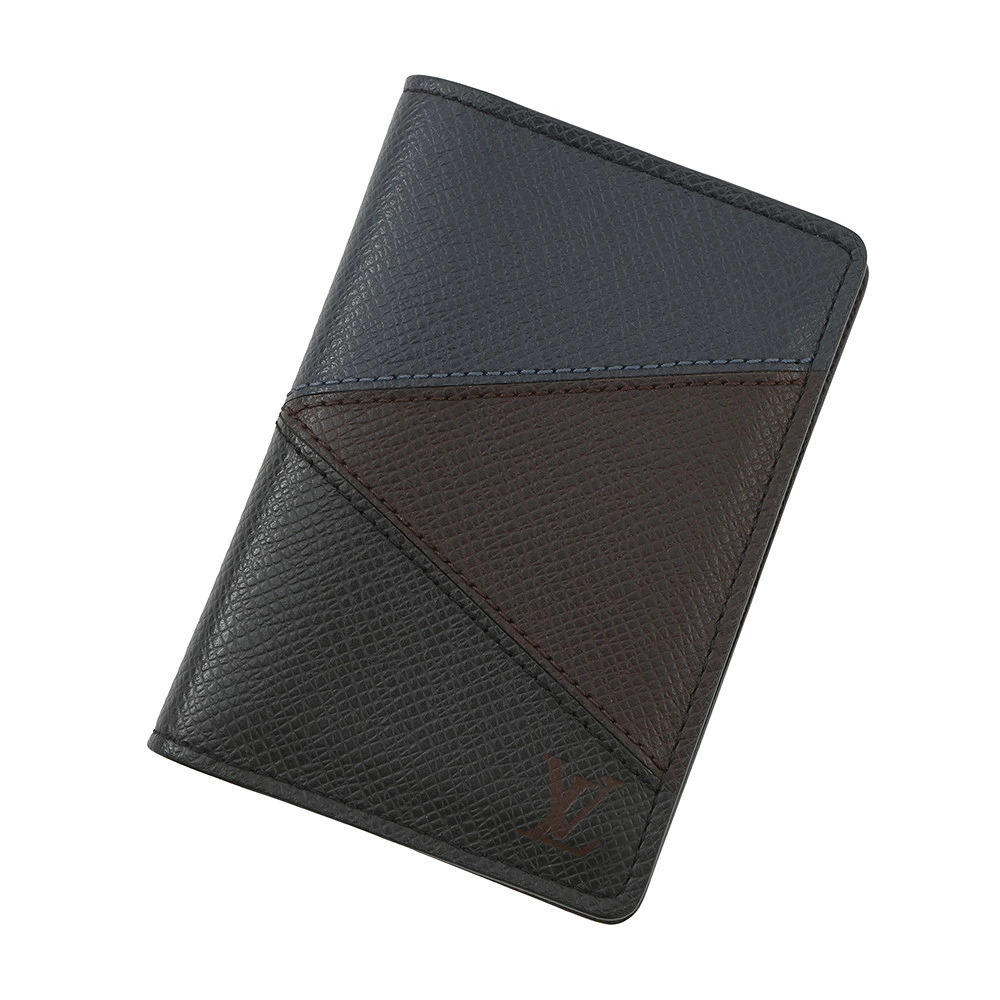 Louis Vuitton Taiga Organizer de Poche Card Case Wallet Business H